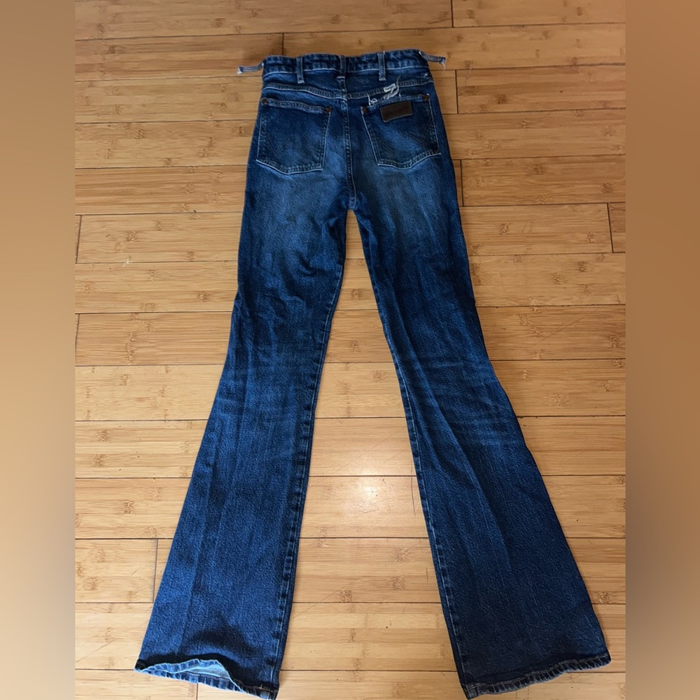 Wrangler Dark Blue Flare Women's Jeans